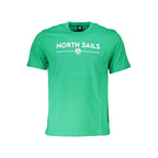 Grünes Baumwoll-Herren-T-Shirt