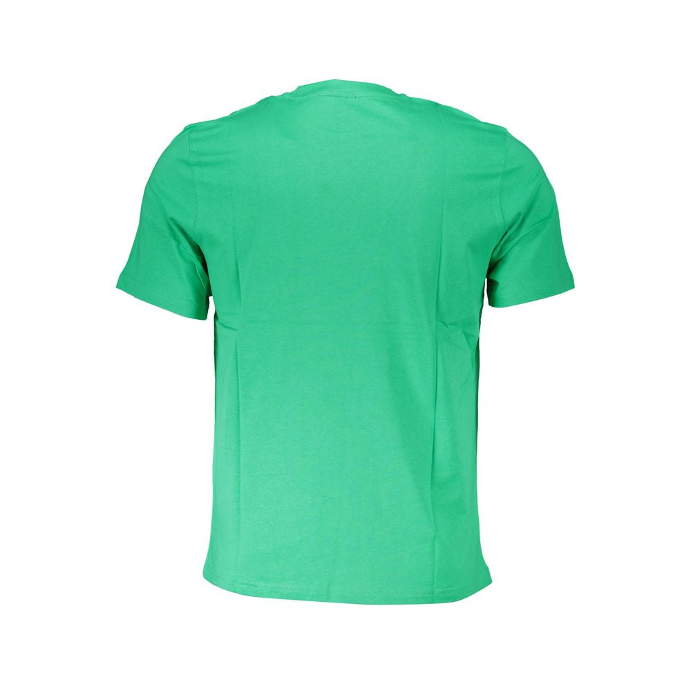 Grünes Baumwoll-Herren-T-Shirt