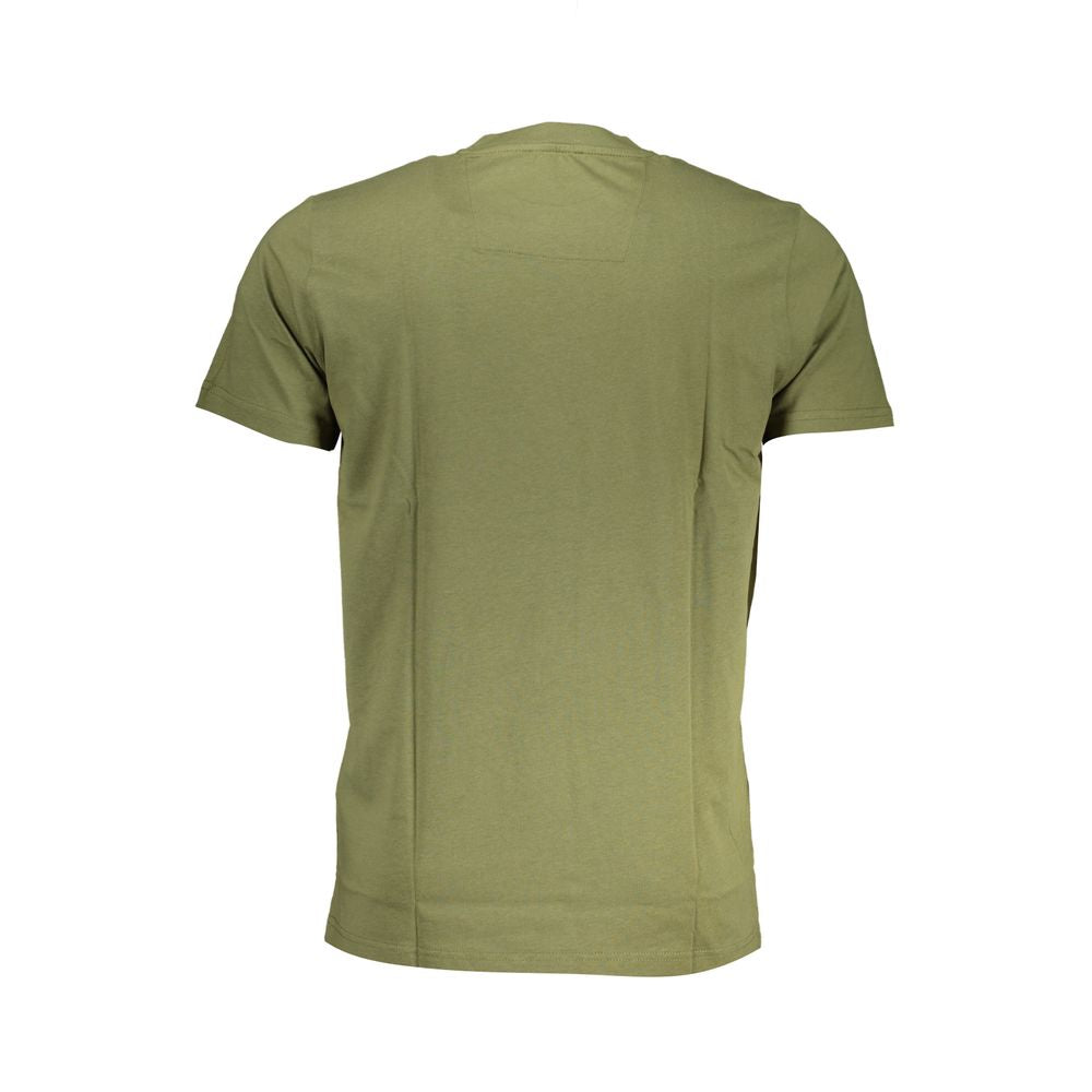 Grünes Baumwoll-Herren-T-Shirt