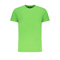 Grünes Baumwoll Herren-T-Shirt