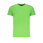 Grünes Baumwoll Herren-T-Shirt