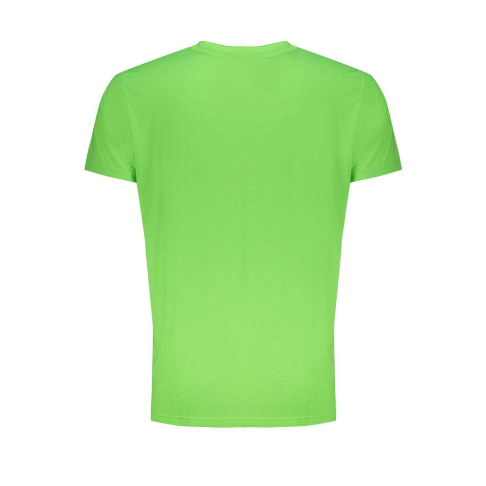 Grünes Baumwoll Herren-T-Shirt