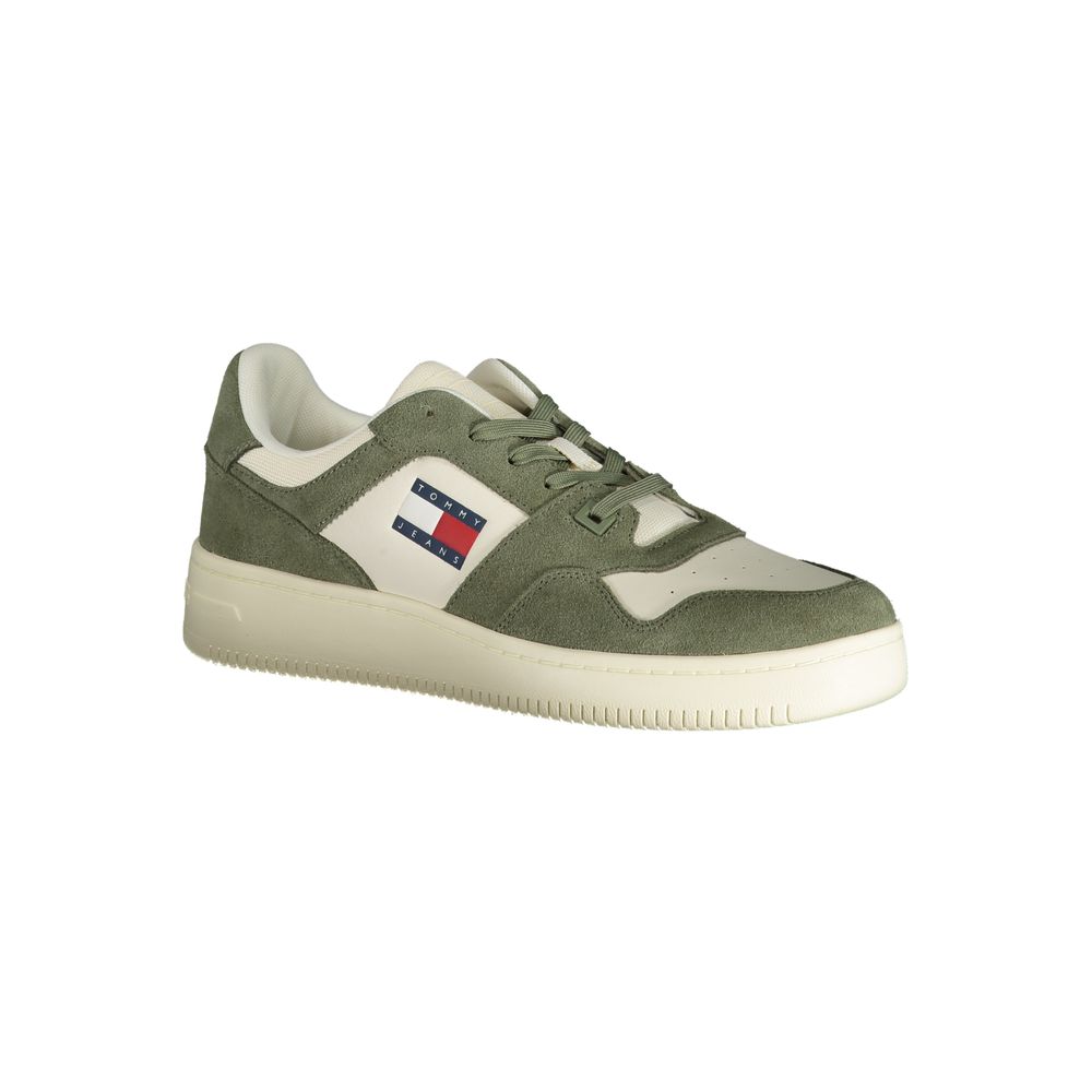 Green Leather Men's Sneaker