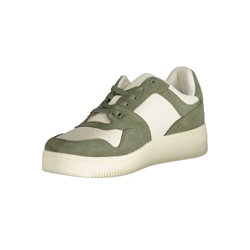 Green Leather Men's Sneaker