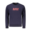 Blauer Baumwollpullover für Herren