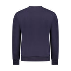 Blauer Baumwollpullover für Herren