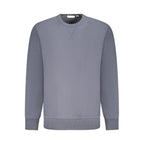 Blue Cotton Men Sweater