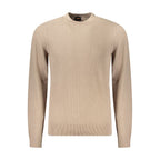 Maglione da uomo in cotone beige