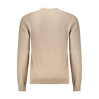 Maglione da uomo in cotone beige