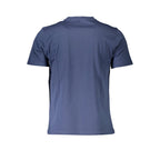 Blue Cotton Men's T-Shirt