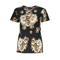 Black Cotton Women's T-Shirt