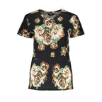 Black Cotton Women's T-Shirt