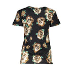 Black Cotton Women's T-Shirt
