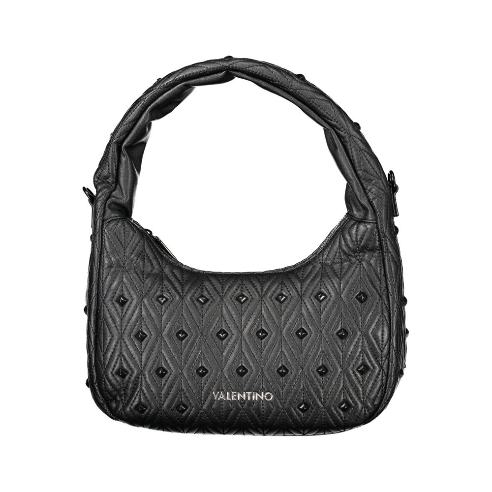 Damenhandtasche aus schwarzem Polyurethan