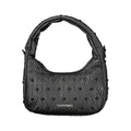 Damenhandtasche aus schwarzem Polyurethan