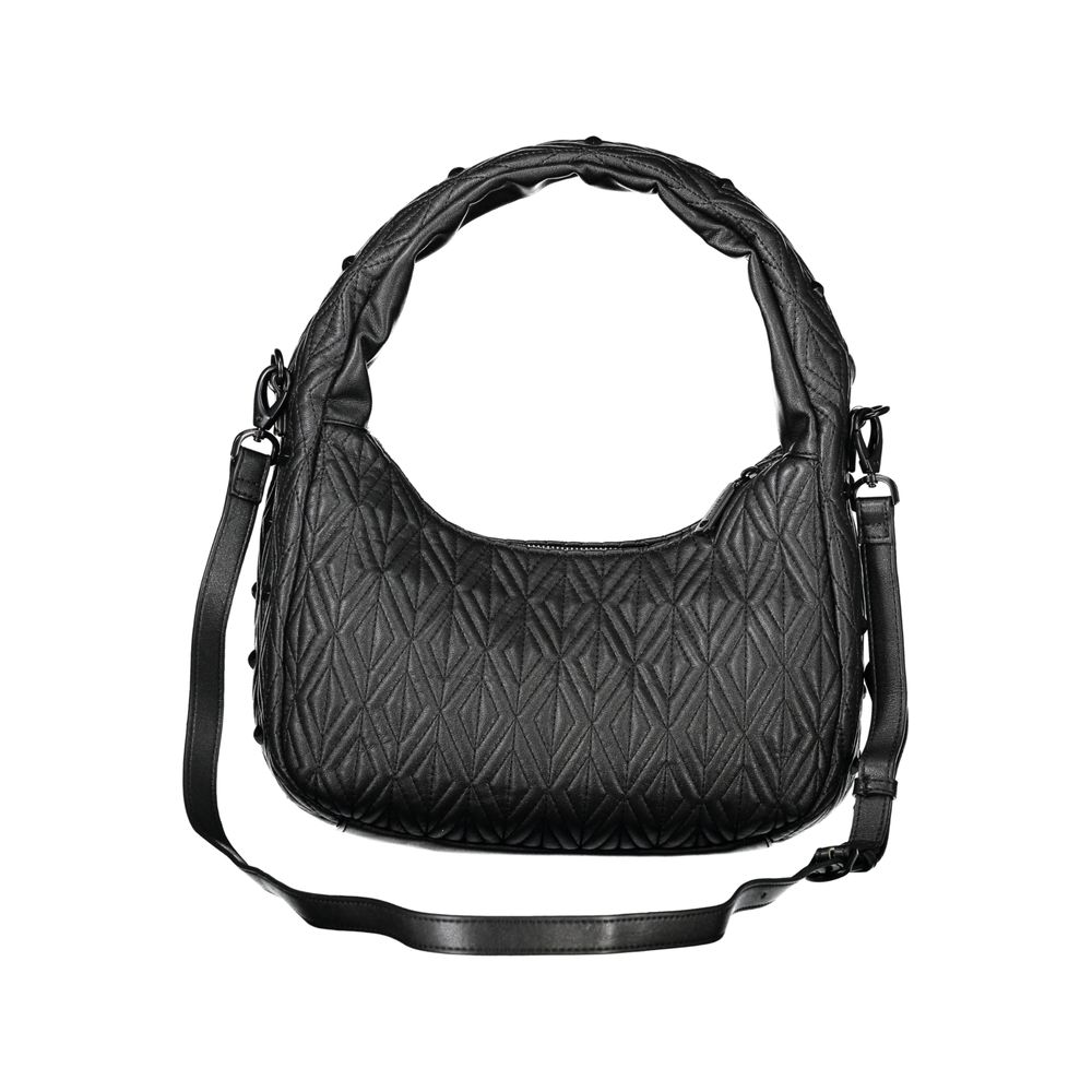Damenhandtasche aus schwarzem Polyurethan