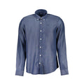 Blaues Herrenhemd aus Lyocell