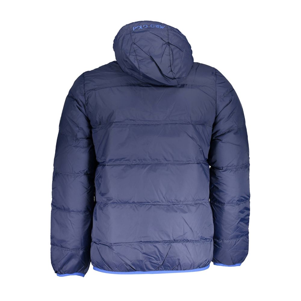 Blue Polyamide Men's Jacket
