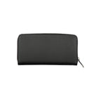 Black Polyester Women Wallet