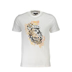 Weißes Herren-T-Shirt aus Baumwolle