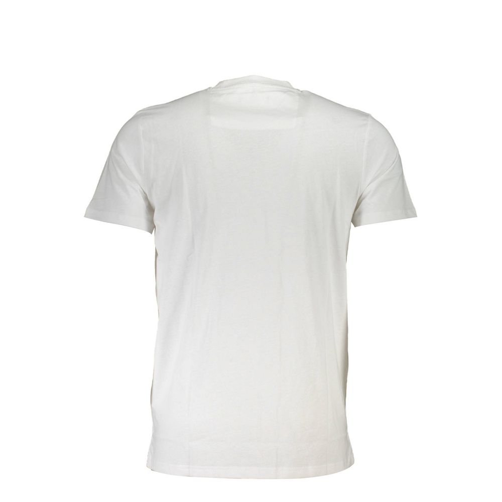Weißes Herren-T-Shirt aus Baumwolle