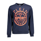 Blue Cotton Men's Sweatshirt