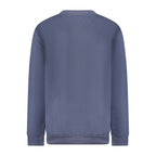 Blaues Polyester-Sweatshirt für Damen