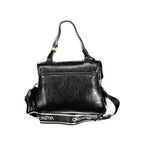 Nero Poliuretano Women Bag With Adjustable Handle