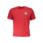 Rotes Baumwoll-T-Shirt für Herren