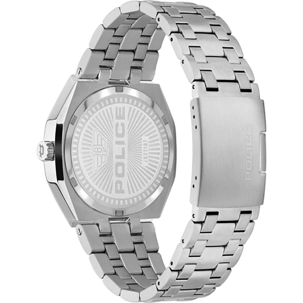 Silberne Edelstahl-Dresswatch