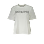 Weißes Baumwoll-T-Shirt
