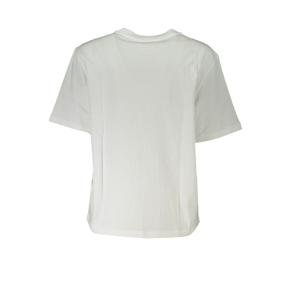 Weißes Baumwoll-T-Shirt