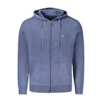 Men's Blue Polyamide Cardigan