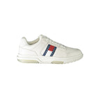 White Polyurethane Men's Sneaker
