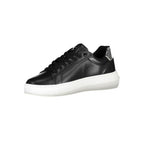 Schwarzer Damen-Sneaker aus Leder