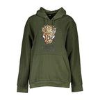 Grünes Polyester-Sweatshirt für Damen