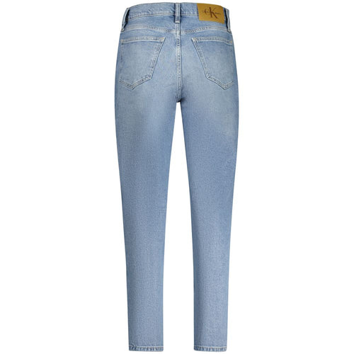 Light Blue Cotton Women's Jeans