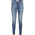 Blauer Damen Skinny Jean aus Baumwolle