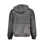 Schwarze Polyester-Herrenjacke