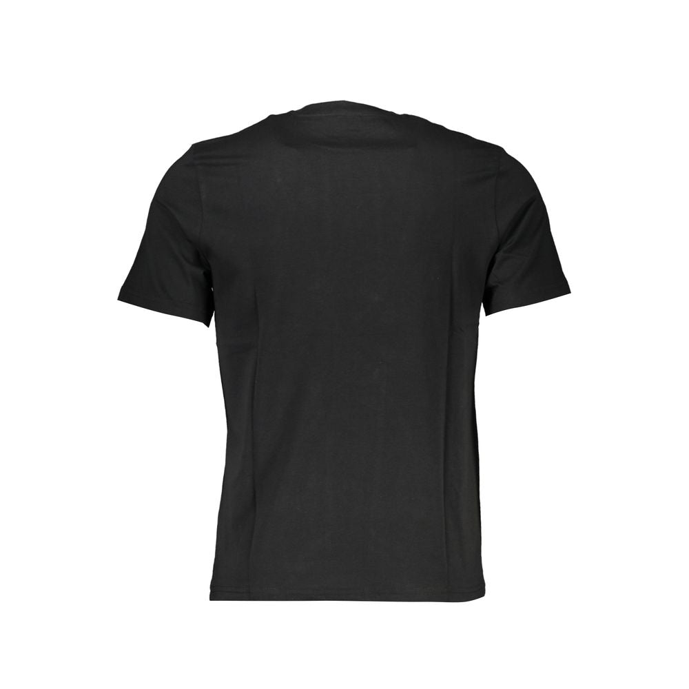 Black Cotton Men's T-Shirt