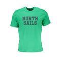 Grünes Baumwoll-Herren-T-Shirt