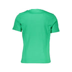 Grünes Baumwoll-Herren-T-Shirt