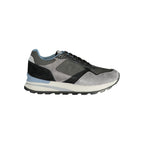 Grauer Polyurethan Herren-Sneaker