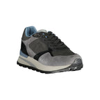 Grauer Polyurethan Herren-Sneaker