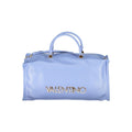 Light Blue Polyurethane Women's Bag