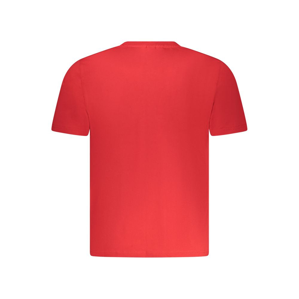 Rotes Baumwoll-Herren-T-Shirt