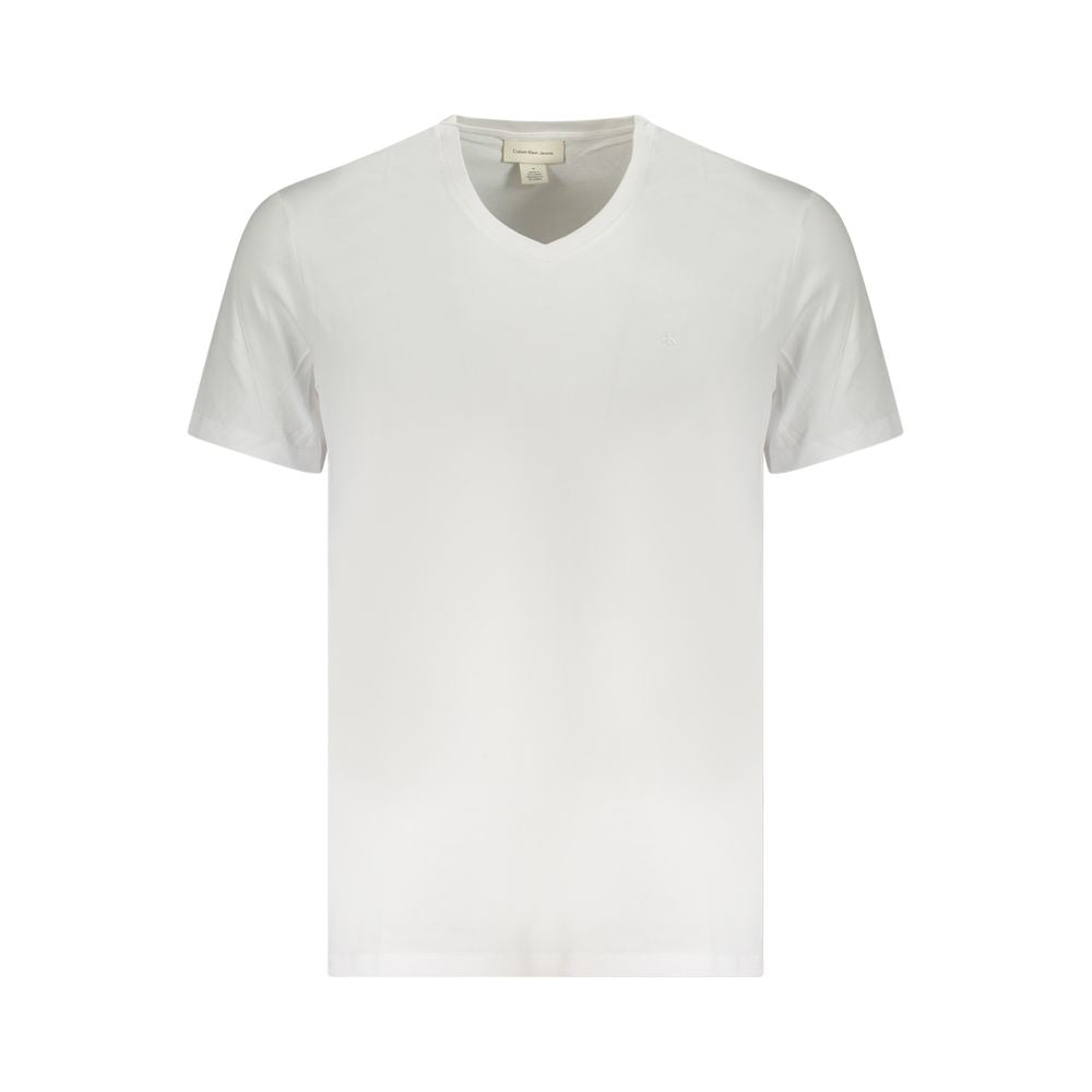 Herren-T-Shirt aus weißer Baumwolle