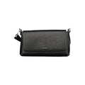 Schwarze Damenhandtasche aus Polyurethan