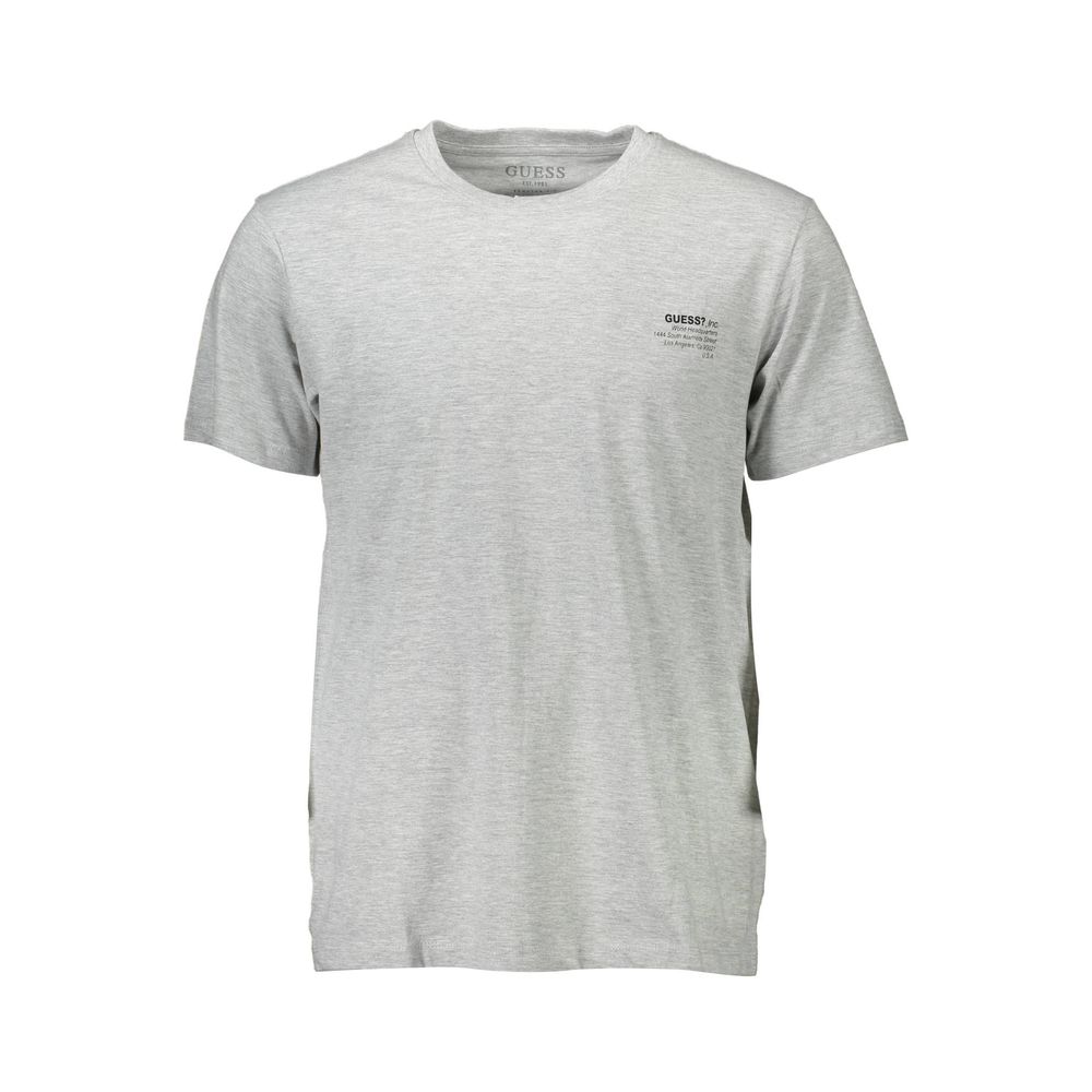 Herren-T-Shirt aus grauer Baumwolle