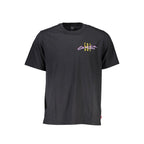 Black Cotton Mens T-Shirt